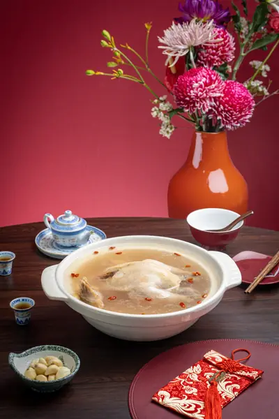 鮑魚干貝雞